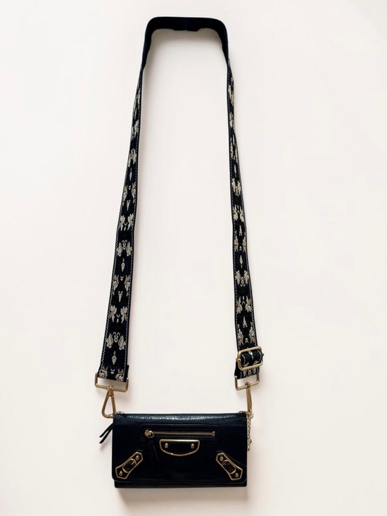 Balenciaga Handbags - Balenciaga Le City Wallet on Chain Crossbody Blue w/ Strap & Charm